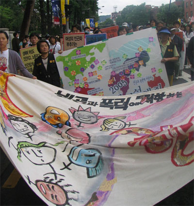 두 개의 여성행진, 두 개의 퀼트